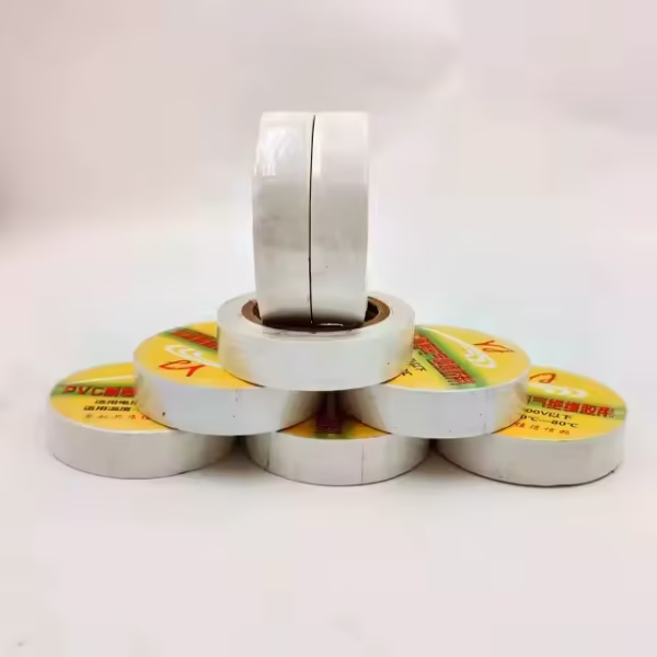 White Electric Tape Adhesive Paper & Film Product - Image 4
